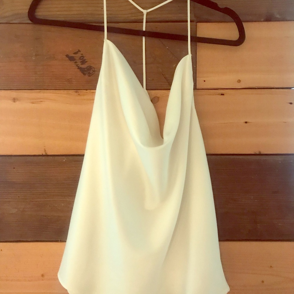 Express silk tank top, double layered